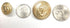 Gold Anchor Crest Buttons Set for ,Blazer, Uniform, Military , Dress ,Coats and Sport Coats (5 pc. 7/8'' & 8 pc. 5/8'' Gold Anchor)...