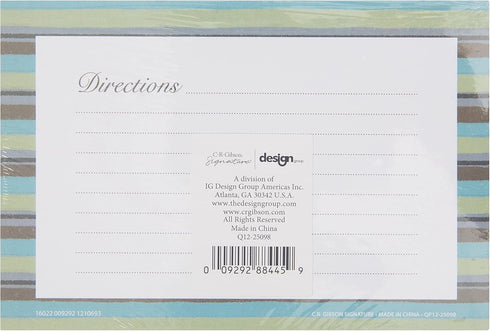 C.R. Gibson Forage 4x6 Double Sided Recipe Cards, Multicolor...