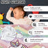 Baby Throw Blanket for Girls, Soft Cozy Cute Fantasy Horse Plush Flannel Crib Blanket for Nursery, 32 x 48 Inch Rainbow Cartoon Fleece Fuzzy Blank...