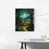 ldazao Landscape Paint by Numbers Kit for Adults Beginner Moon Forest Adult Paint by Number Kits On Canvas Adults' Paint-by-Number Kits DIY Oil Pa...