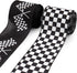 2 Rolls 10 Yard Racing Car Theme Printed Ribbon Black White Checkered Printed Ribbon for Crafts Buffalo Plaid Wrapping Ribbon for Wreath Sport Tea...