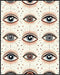 Posterizer 1 pcs-Pink and Blush Aesthetic Eye Print-Abstract & Modern Art-Fantasy & Fiction Art-Gifts for Women-Living Room Bedroom Decor- unframe...