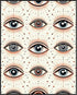 Posterizer 1 pcs-Pink and Blush Aesthetic Eye Print-Abstract & Modern Art-Fantasy & Fiction Art-Gifts for Women-Living Room Bedroom Decor- unframe...