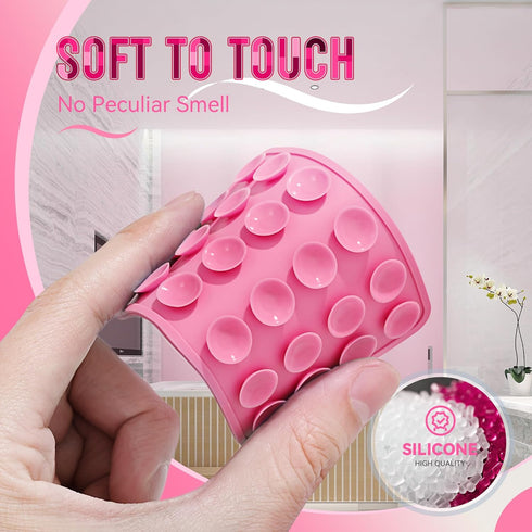 Silicone Suction Phone Case Adhesive Mount- Phone Sticky Grip for iPhone and Android, Hands-Free Sticky Cell Phone Grip, Mobile Fidget Mirror Hold...