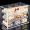 Desk Storage Organizer with 9 Mini Drawers, FODIENS Clear Desktop Craft Drawer Cabinet, Stackable Storage Box Caddy for Makeup Jewelry Office Craf...
