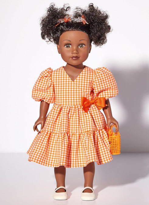 McCall's Doll Clothes Sewing Pattern Kit, Design Code M8309, One Size, Multicolor...