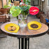 Sunflower Shaped Ceramic Spoon Rest - 2 PCS for Stove Top & Counter...
