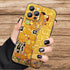 for iPhone 13 Pro Case for Women, The Embrace by Gustav Klimt Phone Case, Classic Fine Art Case, Soft TPU Shockproof Protective Cover...