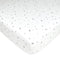American Baby Company 100% Natural Cotton Fitted Crib Sheet 52" x 28" - Soft, Breathable, Hypoallergenic & Gentle Toddler Bed Sheet, Gray Stars an...