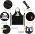 Funny Chef Aprons for Men - Mr.Good Lookin' is Cookin' - Men’s Funny Kitchen Cooking Grilling BBQ Aprons with 2 Pockets - Birthday Father’s Day Ch...