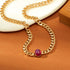 Valloey Rover Gold Necklace for Women 14K Gold Plated Cuban Chain Choker Necklace Simple Necklace Jewelry Gift for Women...