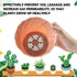 Grandisk 100 PCS Flower Pot Hole Mesh Pad 4 Inch Round Drainage Hole Screens Garden Plant Bonsai Pot Bottom Grid Mat Plastic Mesh Screen Breathabl...