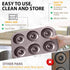 Donut Pan by Dohnuts - Premium 6 Cup Non-Stick Mini Doughnut and Bagel maker – for Healthier Homemade Baked Cakes...