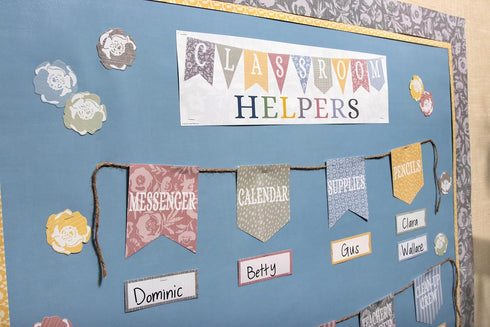 Teacher Created Resources Classroom Cottage Classroom Helpers Mini Bulletin Board (TCR7175)...