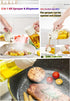 2 in 1 Oil Sprayer and Dispenser for Cooking - 16oz Glass Bottle with Nozzle - Versatile Kitchen Tool for Butter with Brush, Olive Oil Spray, Vine...