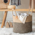 CHICVITA Wicker Laundry Basket With Handles, Storage Baskets for Decor, Rope Basket for Blankets, Toys, Clothes, Shoes, Plant Basket for Living Ro...