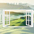 Mountain View Wall Stickers 3D Fake Window Wall Stickers Nature Scenery Wall Stickers Murals Removable Landscape Wall Decals Peel and Stick Remova...