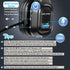 Wireless Headset with Microphone - Single-Ear Headphone, Adjustable Headband, Noise Isolation Mic - Communication for Truck Drivers, Home Office, ...