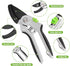 WORKPRO Garden Anvil Pruning Shears, 8" Garden Pruning Scissors Heavy Duty with Ergonomically Design Handle, Labor-Saving Garden Clippers Hand Too...