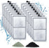 15 Pack PF-S Filter Cartridges for Top Fin Silenstream PF10 Power Filters, Remplacement Aquarium Carbon Cartridge with Zeolite...
