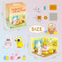 Easter Friends House Building Blocks Kit - 417 Pcs Easter Bunny Easter Toys Building Sets , Easter Basket Stuffers Easter Egg Fillers Building Toy...