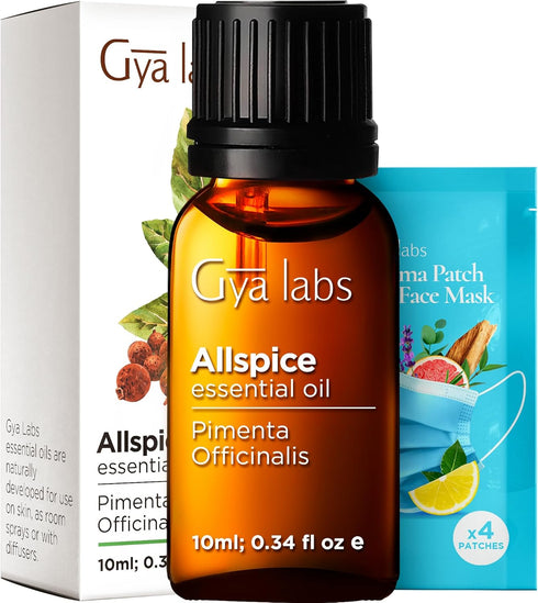Gya Labs Allspice Essential Oil for Diffuser & Skin - 0.34 Fl Oz - 100% Pure Natural Allspice Oil for Skin, Homemade Items & Candle Making Scent...