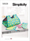 Simplicity Kitchen Accessories Pot Holder, Mitt, and Casserole Carrier Sewing Pattern Kit, Code S9528, One Size, Multicolor...