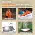 Emergency Survival Poncho. 2 Thermal Mylar Space Blanket Rain Ponchos. Camping Accessories, Outdoor Survival Gear....