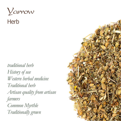 Yarrow Leaf And Flower Organic - Dried Achillea Millefolium Tea - 100g...