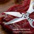Kitchen Scissors for Food,Heavy Duty Kitchen Shears Dishwasher Safe,Sharp Cutting for Meat Chicken Bone Fish Poultry Spatchcock Turkey Vegetable (...