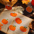60 Pieces Pumpkin Cutouts Classroom Decoration Fall Bulletin Board Decorations 6 Designs Pumpkin Cutouts with 60 Glue Point for Halloween Fall Tha...