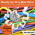 PHYXOLOGY SUPPLY Pro-Grade, Cable Clips with Steel Nails 4mm, 14mm Wire Holders and Tacks 100 Per Size. Durable, UV Resistant Plastic Clips Help O...