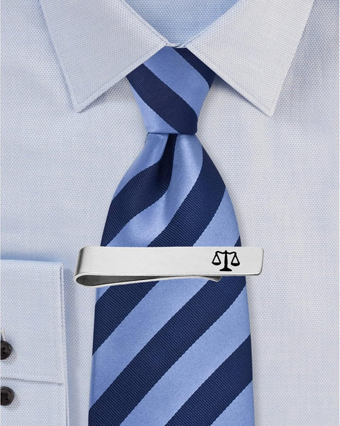 Tie Clip for Men Lawyer Tie Bar Clip for Wedding Business Attorney Judge Law School Gift Jewelry...