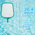 Pool Skimmer - Pool Net with Pole, Pool Skimmer Net with Solid Plastic Frame, Skimmer Net with Fine Mesh Net, Hot Tub Skimmer Net...