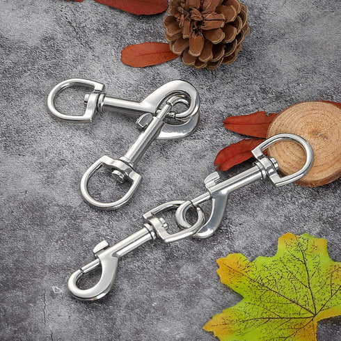 3 Inch Swivel Snap Hooks, 12Pcs Heavy Duty Pet Leash Hooks Swivel Eye Snap Clips for Dog Leash DIY Crafts Project...