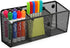 MaxGear Magnetic Pen Holder, Mesh Pencil Holder for Desk Storage Basket Organizer Magnetic Marker Holder - Extra Strong Magnets Perfect for Locker...