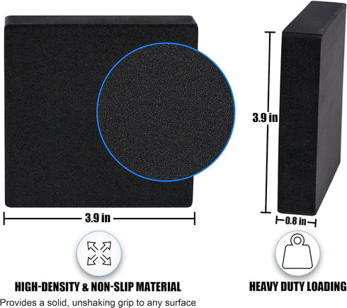 MyLifeUNIT EVA Shock Absorbing Washer Pads, Anti-Vibration Washer Mat Protector for Washing Machine Dryer Treadmill (8 Pack)...