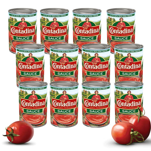 CONTADINA Canned Tomato Sauce, 12 Pack, 15 oz Can...