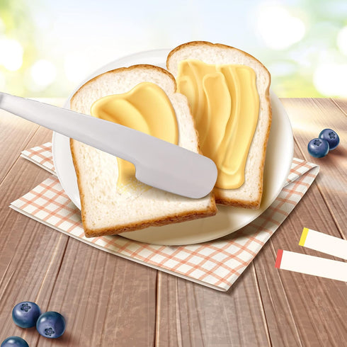 Simple preading Stainless Steel Spreader Knife: Spatula for Peanut Butter, Jelly, Chocolate, Strawberry Jam. 11.5" Multifunction Stir & Scrape BIG...