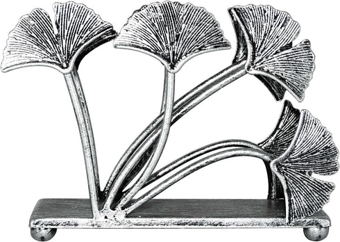 OwlGift Modern Ginkgo Leaves Design Napkin Holder for Tables, Metal Paper Napkin Storage for Kitchen, Stylish Paper Towel Dispenser, Mail Letter S...