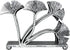 OwlGift Modern Ginkgo Leaves Design Napkin Holder for Tables, Metal Paper Napkin Storage for Kitchen, Stylish Paper Towel Dispenser, Mail Letter S...