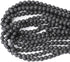 8mm 45PCS Black Lava Volcanic Stone Gemstone Round Loose Beads for Jewelry Making 1 Strand 15"...