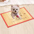 Pet Dog Bamboo Pad, Summer Pet Cat Puppy Portable Washable Mat Cartoons Pattern Mat Cushion Pad Cool Bed Sleeping Mattress Cushions Dogs Seat (Dog...