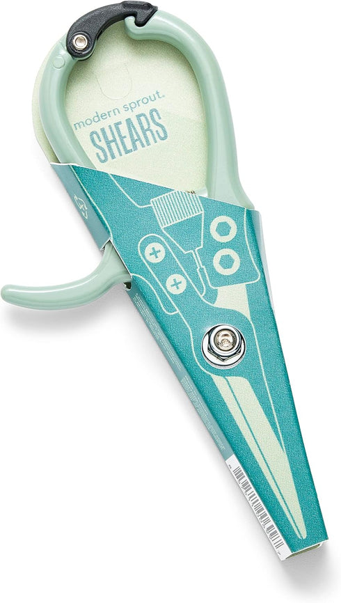 Modern Sprout Pruning Shears for Gardening, Herb Snips, Flower Cutting Scissors, Indoor Plant Shears, Lightweight, Ergonomic, Carbon Steel Blade, ...