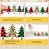 49.2 Ft Christmas Tree Bulletin Board Border, Self-Adhesive Plaid Leopard Christmas Tree Bulletin Board Border Trim for Christmas Winter School Cl...