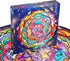 Bgraamiens Puzzle-Butterfly Dream Party-1000 Pieces Creative Round Butterfly Mandala Jigsaw Puzzle Color Challenge Puzzle...