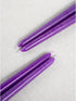 Candwax 10 inch Taper Candles Set of 4 - Dripless and Unscented Candlesticks - Perfect for Dinner and Household Decor - Purple Candles...