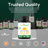 ForestLeaf Vitamin D3 + K2 (MK7) Supplement - MenaQ7 - Calcium and Vitamin D3 5000 IU Max Absorption - Teeth and Bone Strength, Heart Health, Immu...