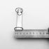 5pcs top binding 2 Ring Binder Mechanism, 2 O rings, 20mm Base Width,123mm=4.8 inch overall length,Top-Binding on The 8.5” Edge of a Letter Size P...
