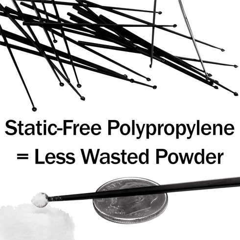 Super Durable, Static-Free 6-10 Mg Micro Scoop 25 Pk. BPA Free, Dishwasher Safe Measuring Spoons For Mess-Free Nootropic Supplement Powder Measure...